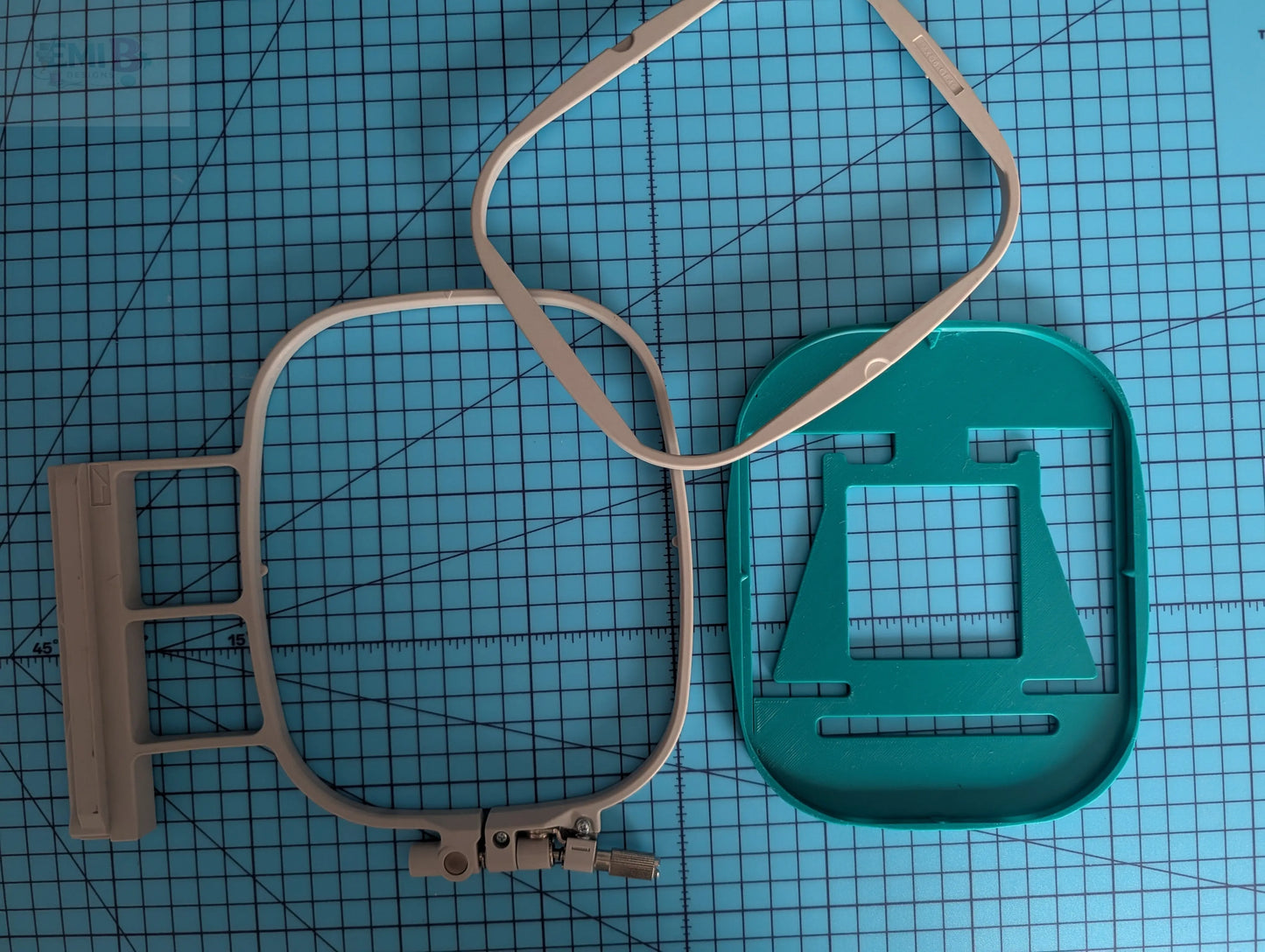 Sock Embroidery Hoop Insert for Brother 4x4 Hoop | Sock & Sleeve Holder Attachment | Small Item Embroidery Tool Emi B Designs
