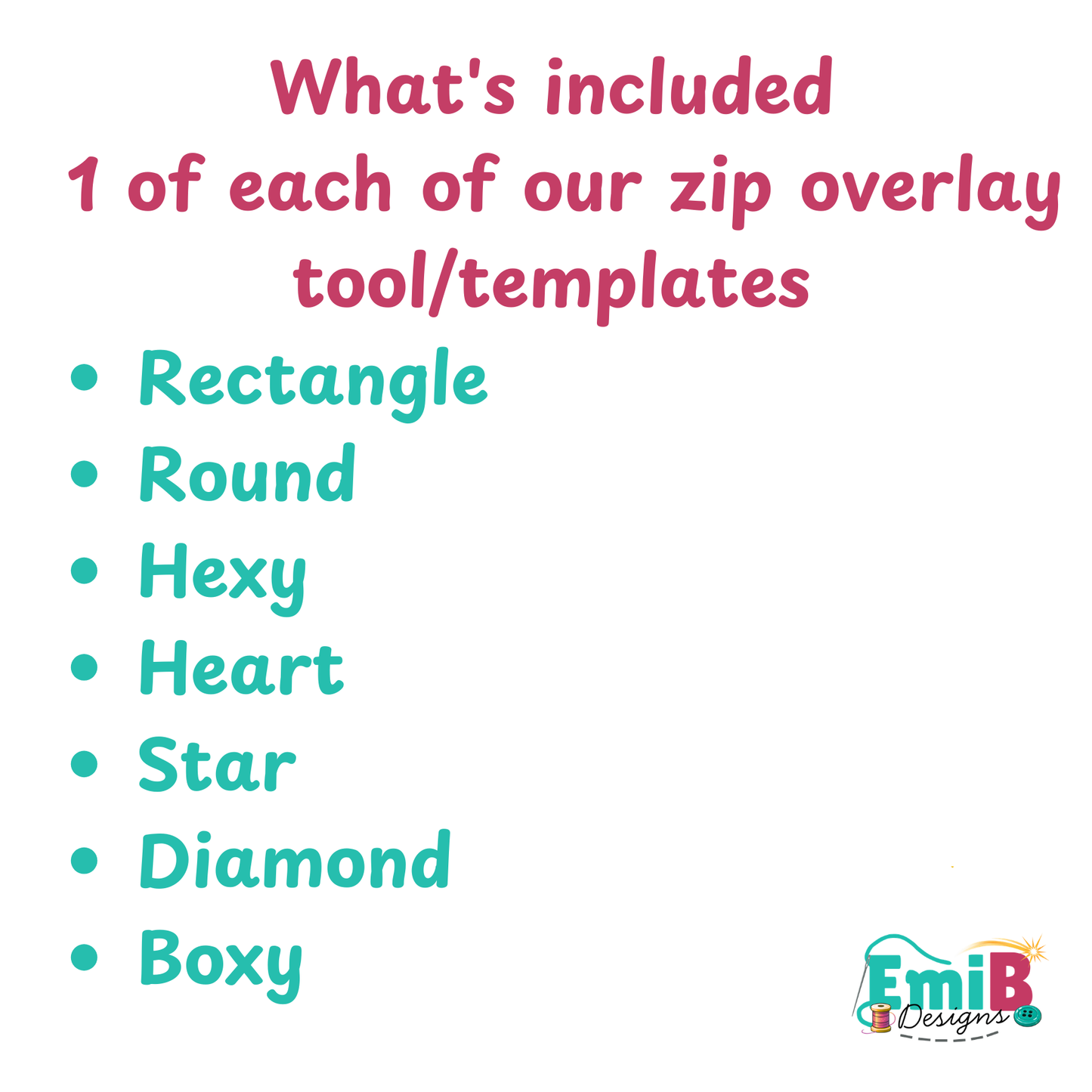 Zip overlay Mega Bundle- Full set of 7 zip overlay templates.