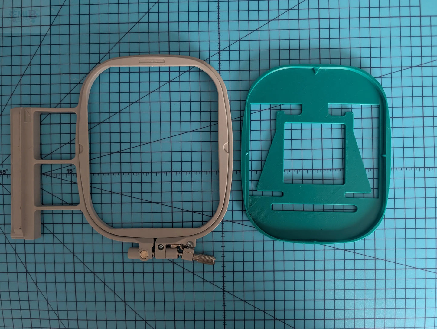 Sock Embroidery Hoop Insert for Brother 4x4 Hoop | Sock & Sleeve Holder Attachment | Small Item Embroidery Tool Emi B Designs