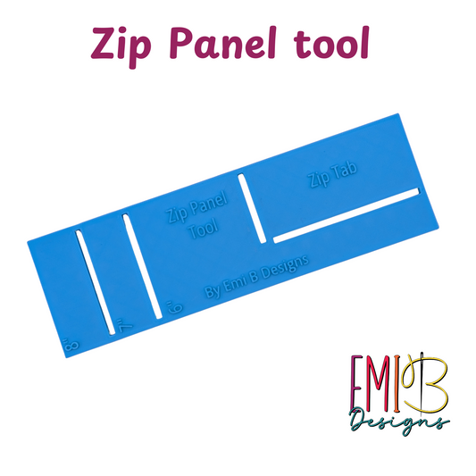 Zip Panel Tool Bag Making Tool Bag Making Ruler Make zip closures in your bag